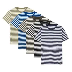 Mads Nørgaard 5-pak t-shirt I love stripes - Mads Nørgaard t-shirt