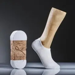 Bambusa 7-pack bambus ankelstrømper hvid - Bambusa strømper
