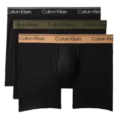 Calvin Klein 3-pack microfiber boxer briefs NB4410-HUE - Udsalg
