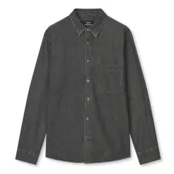 Mads Nørgaard denim skjorte Sune 206052 Black - Mads Nørgaard skjorter