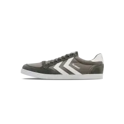 Hummel sneakers SLIMMER STADIL LOW 063512 - 2651 - CASTLE ROCK/WHITE KH-36 - Hummel sko