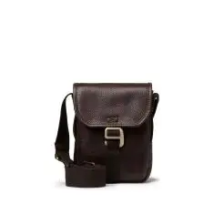 Saddler Kean messenger taske 117530004-Dark Brown - Saddler tasker og punge