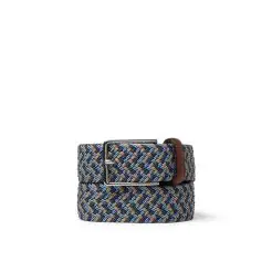 Saddler elastik bælte 788040770-DK Blue - Saddler bælter