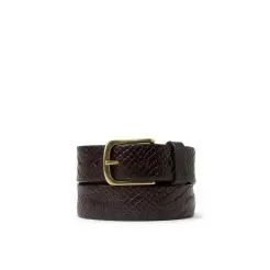 Saddler Luca bælte 789150004-Dark Brown - Saddler bælter