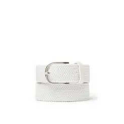 Saddler Ekberg elastik bælte 785750267-White - Saddler bælter