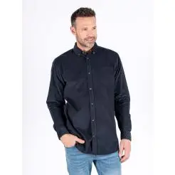 Pre End fløjlsskjorte Storm 6000231-Dark Sapphire - Pre end skjorter