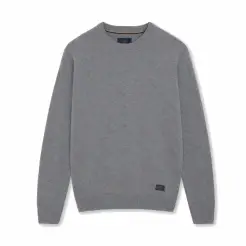 Signal lambswool strik Ricco Mid Grey melange - Signal strik & sweatshirt