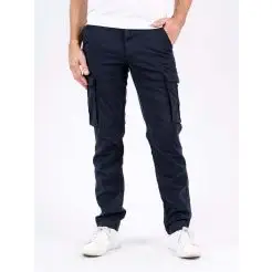 Pre End of Denmark cargo bukser Elwood-Dark Sapphire - Pre end bukser &  jeans