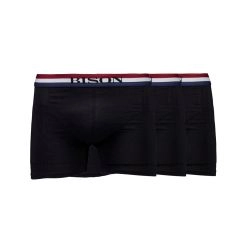 Bison 3-pak bambus tights 80-950001 Black - Bison Undertøj