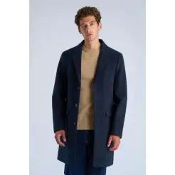 Lindbergh klassisk frakke 30-303020 - Navy - Lindbergh Jakker