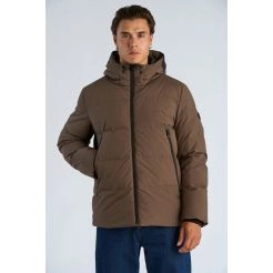 Lindbergh down puffer jakke 30-325022- Dusty Brown - Lindbergh Jakker