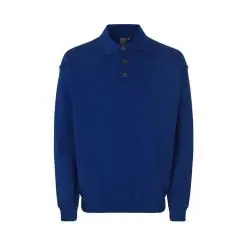 ID polosweatshirt 0601 kongeblå - ID polo