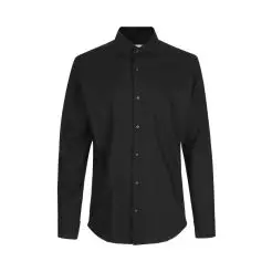 Seven Seas skjorte modern fit ss8 black - Seven Seas