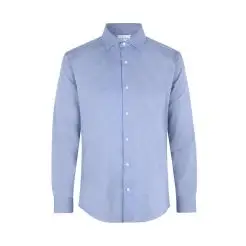 Seven Seas skjorte modern fit ss8 light blue - Seven Seas