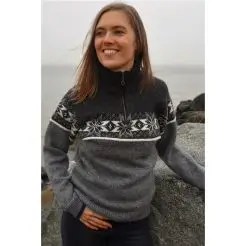 WOOL of Scandinavia norsk strik-sweater - Strik & Sweat
