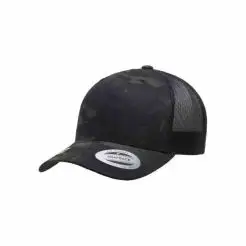 Flexfit snapback 6606MC Sort Camo - Snapbacks