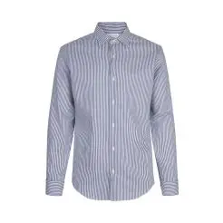 Seven Seas skjorte slim fit S90 navy - Seven Seas
