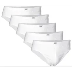 JBS 5-pack mini trusse økologisk bomuld hvid - Udsalg