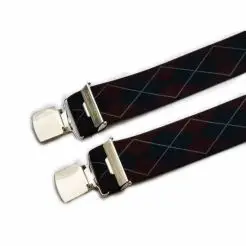 Phillipsons seler 36mm navy/bordeaux ternet - Philipsons