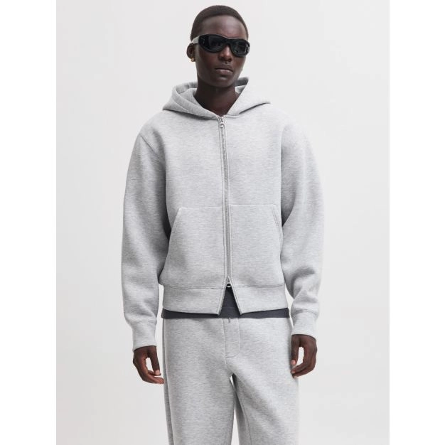 Jack & Jones scuba sweat cardigan 12302694 Light Grey - 
